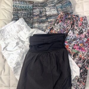 Set of Lululemon athletic shorts